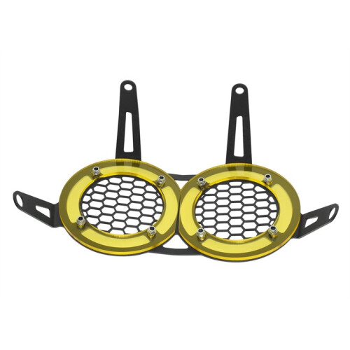 Motorcycle Front Headlight Protector Cover  Light Grille Guard for  Desert X 2022-2024 Accessories 2
