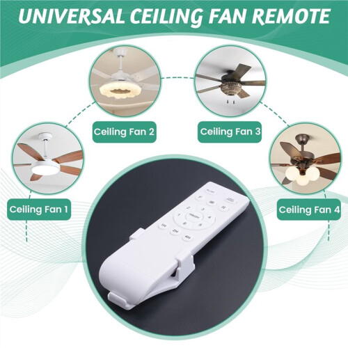 Output DC24V Ceiling Fan Light Remote Controller 35W  Motor Driver 6 Speed Adjustable Ceiling Fan Remote Control Kit 1