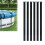 Adjustable Solar Pool Cover Strap Windproof Storage Holder for Framed Above Ground Swimming Pool Solar Blanket Accessory 3