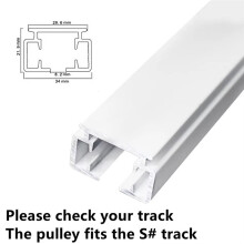 Quality Electric Curtain Track Accessories Master Carrier Fittings Home Decoration Silent Motorised Curtain for S Track