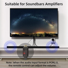 192KHz -Kompatibler EARC/ARC zu Optischem Koaxialem Audio-Konverter mit CEC-Lautstärkeregelung für Soundbar zu TV