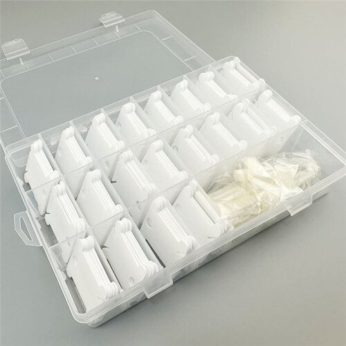 100-Piece Winding Board Storage Box + Yarn Winder Combination Set for Thread Holder Sewing Storage 1