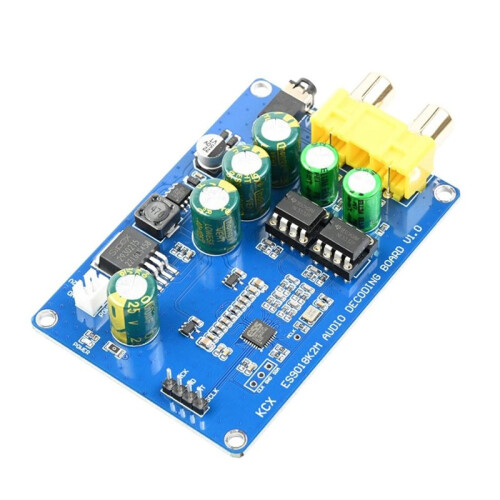 ES9018K2M Audiophile Grade I2S Hi-Fi Audio DAC Decoder Board HiFi I2S Audio DAC Decoder Board voor DIY Stereo Versterker