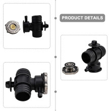 Coolant Filler Radiator Hose Connector Kit with Clamps 52028810AL 55116901AA 52029195AK for 200 Caliber