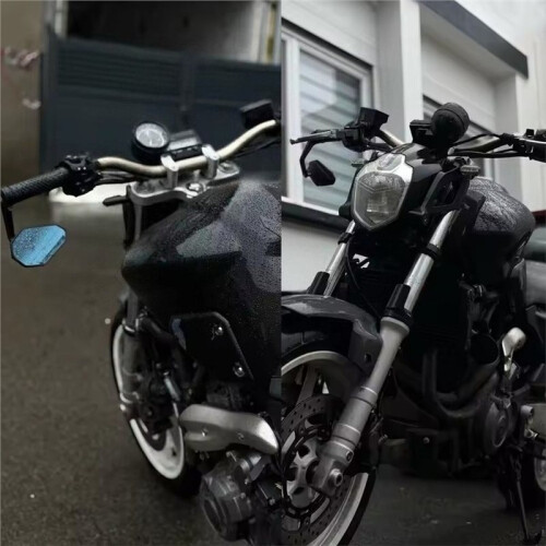 Motorcycle Handlebar End Rearview Mirror Side Mirror 360 Adjustable for  MT-07 MT-09   CB650R 1