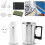 Car Headlight Restoration Kit, Auto Headlight Lens Polish Repair Kit Atomizing Cup Headlight Renovation Tool EU Plug 2