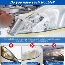 Auto Koplamp Herstelset, Auto Koplamp Lens Polijst Reparatieset Atomiserende Bekers Koplamp Renovatie Tool EU Stekker