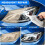 Car Headlight Restoration Kit, Auto Headlight Lens Polish Repair Kit Atomizing Cup Headlight Renovation Tool EU Plug 6