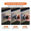 2 Pack Gas Griddle Knobs, Replacement Knobs for Blackstone 1666, 1517, 1554, 1825, 1836, Grill Accessories 3