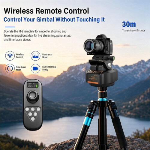 Wireless Remote Control for SOONPHO M7 PT2000 Pan Tilt Gimbal Digital Display Joystick Controller for Video Shooting 2