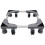 3D Printer Universal Movable Rolling Cart 40-68cm Width Depth with Wheels Leveling Feet for 3