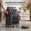 3D Printer Universal Movable Rolling Cart 40-68cm Width Depth with Wheels Leveling Feet for 6