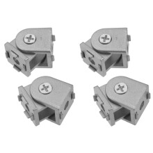 4 Pcs Aluminum Alloy Pivot Joint for Aluminum Extrusion Profile 2020 Series Flexible Pivot Joint 2020 Aluminum Profile