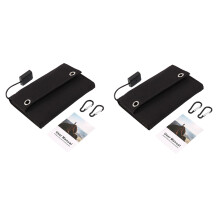 2X 70W Foldable USB Solar Panel Portable Folding Waterproof Solar Panel Charger Outdoor Mobile Power Battery Charger