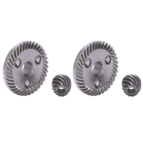 2X Dark Gray Spiral Set Conical Gear for  9523 Angle Grinder