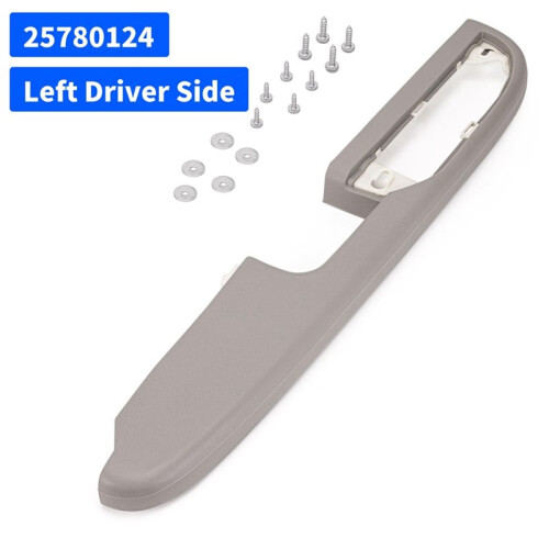 25780124 Left Driver Side Door Panel with Release Handle Above Armrest 28In for Chevy Silverado,  Sierra Yukon 2