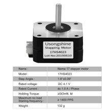 5X Nema17 17HS4023 Stepper Motor for Titan Extruder 4-Lead 22mm 42 Motor 0.7A 12V 14N.cm 3D Printer Motor CNC LaserMotor