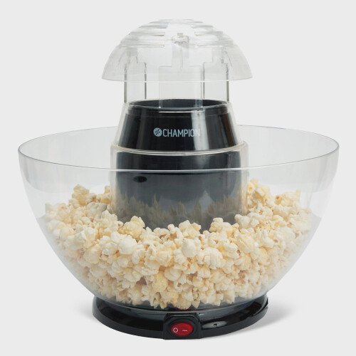 Hot Air Popcorn Maker with Removable Bowl, 900W, Black 1