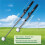 Retractable  Swing Trainer with Arm Band - Click Stick  Training Aid, Right Handed  Swing Practice Stick 8