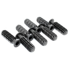 16Pcs Foosball Grips with End Plug Table Football Children Comfortable Handling with 2 Small Soccer Balls Replace