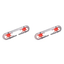 2X Clothesline Separator Aluminum Clothes Lines Tensioners Outdoor Small Clothesline Tools