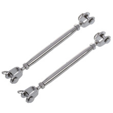 2X 304 Acier Inoxydable Ridoir Ferme Corps Machoire Turnbuckle Machoire 7/32 Pouce Filetage