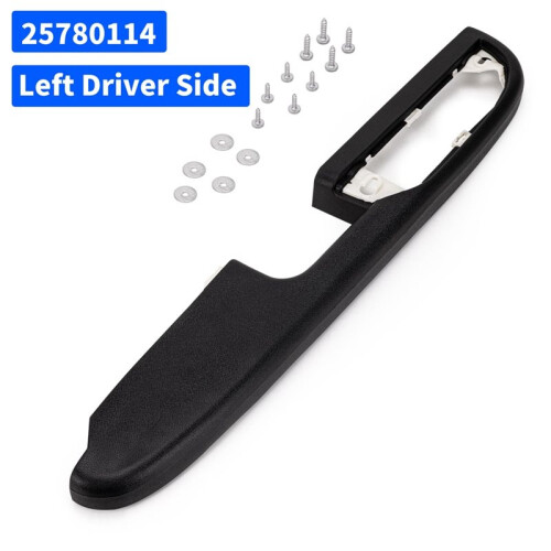 25780114 Left Driver Side Door Panel with Release Handle Above Armrest 28In for Chevy Silverado,  Sierra Yukon 2