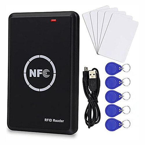 Access Control Card Copier, RFID Reader Writer, 125KHz Card Duplicator, 13.56MHz Encrypted Card Decoder, NFC Tag 1