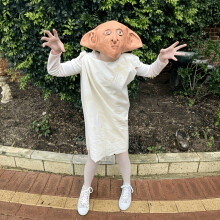 Warner Authorized Dobby Elf Headdress Cosplay Christmas Eve Costume New Year's Gift Birthday Gift
