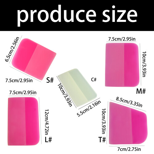 Motorcycle and Auto Body Filler Spreader Scraper Squeegee for-S 2