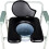 PU Commode  Cushion Universal Toilet Chair, Sponge Padded Soft Pad for Bedside Commode ,with Two White Snaps 2