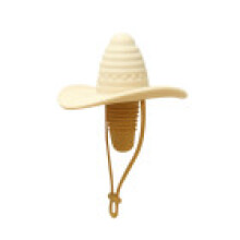 (Beige Pointed DenimHat)Silicone Cowboy Hat Wine Seal With Patented Design For Gift And Home Accessories Bar