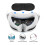 4x for Meta Quest 3 Protective Cover Handle Controller Grips,Front Shell Headset Cover and Face Cover,White 2