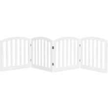 Small Pet Home Set (2-Piece) – Foldable 4-Panel Pet Gate & Green Cat Litter Box