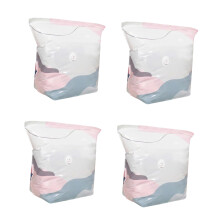 Vacuum Bags for Bedding and Garment Storage with-M four pack