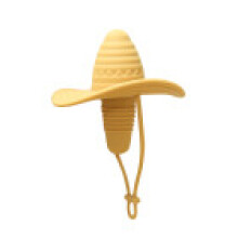 (Wheat Pointed DenimHat)Silicone Cowboy Hat Wine Seal With Patented Design For Gift And Home Accessories Bar