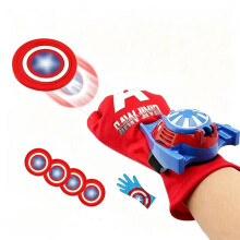 (Captain America) Play Avengers Role Wrist Emitter Toy Kids Costume Accessory