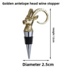 (Antelope Gold)Tier Flaschenverschluss schwarz Siegel Korken für Weinkonservierung und Heimgebrauch