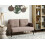 Beliani Sofa 2 Seater LAHTI Fabric Light Brown 5