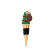 (Style H)Festlicher Weihnachtsweinverschluss mit Zinkmaterial für Party und Geschenk