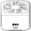 5 Speed Quiet Handheld Fan, Digital Display USB C Rechargeable Small Cooling Fan 1