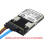 3X Adaptador de Placa de Expansão  para SAS 6 Gbps  (7 e 15) 22 Pinos Macho para Placa de Expansão Fêmea de 29 Pinos SAS para 2,5 Polegadas 6