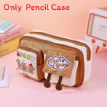 (StyleA) Korean Style Capybara Stationery Kit With Multiple For Compartments Teens