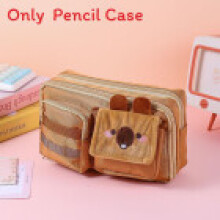 (StyleB) Korean Style Capybara Stationery Kit With Multiple For Compartments Teens