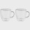Doppelwandige Glaskaffeetassen, 25 cl, 2er-Set 2