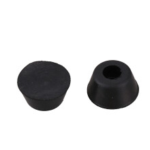 30 Pcs 21mm x 10mm Conical Recessed Rubber Feet Bumpers Pads Black