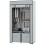 Grey Fabric Wardrobe with Clothes Rail and 2 Drawers 1