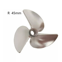 (Right Hand, 45mm) RC Boat Propeller CNC 4.76mm 3/16" 40/42/45/50mm P1.6 Prop for RC Speed Boat CAT