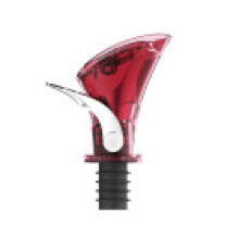 (Red)Dispositivo moderno de vedação e derramamento de vinho estilo nórdico com material ecológico para presente