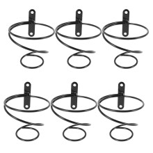 6Pack Simple Single Bottle Wall-Mounted Wine Rack, Wine Bottle Display Rack, Metal Hanging Wine Rack
